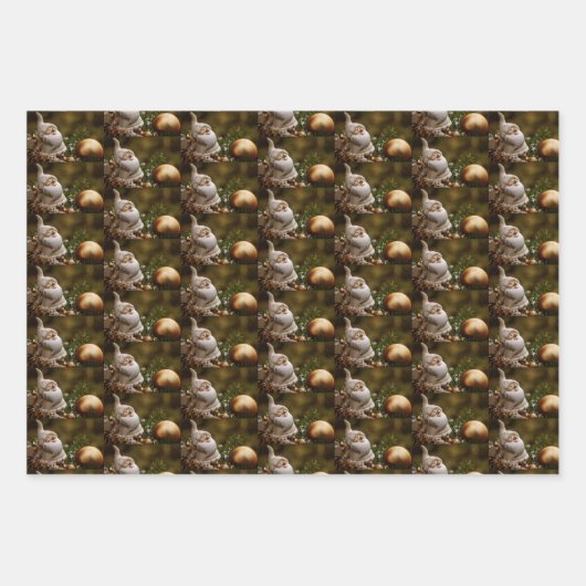 Papier décoratif Gnome de Noël (Devant)