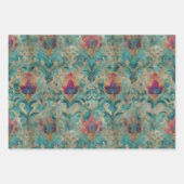 PAPIER DÉCORATIF GRUNGE EN DÉTRESSE DAMASSÉ ENSEMB (Devant 2)