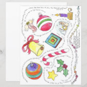 Papier Décorations de Noël (Devant / Derrière)