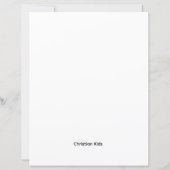 Papier Décorations de Noël (Dos)