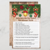 Papier décorations de noël comment bien savez-vous jeu (Devant / Derrière)