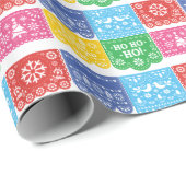 Papier Décoré de Noël Papier Cadeau (Coin rond)