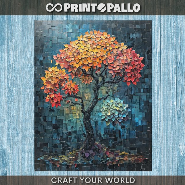 Papier Découpage - Arbre en céramique Whismical (Créateur téléchargé)