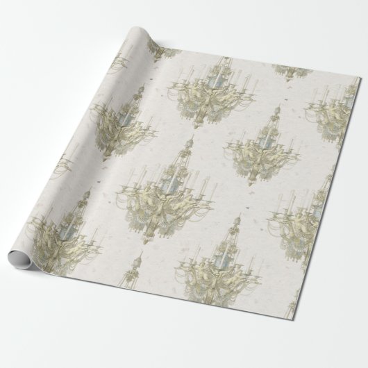 Papier Découpage / Enveloppe cadeau de lustre anti (Déroulé)