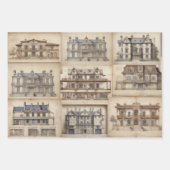 Papier Découpage Ephémère Architecture vintage (Devant 3)