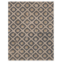 Papier découpage Fleurs dans des carrés