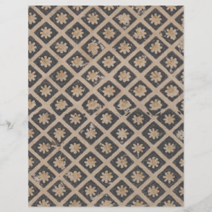 Papier découpage Fleurs dans des carrés