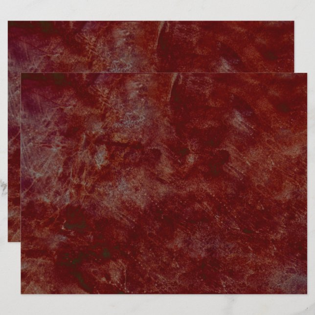 Papier Découpage texturée Brown vintage d'antiquité (Devant / Derrière)