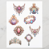 Papier Découper les bijoux Rococo (Devant)