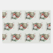 Papier d'écouvillonnage animal Feuille plate Ensem (Devant 3)