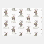 Papier d'écouvillonnage animal Feuille plate Ensem (Devant 2)