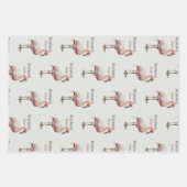 Papier d'écouvillonnage animal Feuille plate Ensem (Devant)