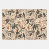 Papier d'écrêtage floral Feuille plate Ensemble de (Devant)