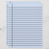 Papier d'écriture recto verso recto (Devant / Derrière)