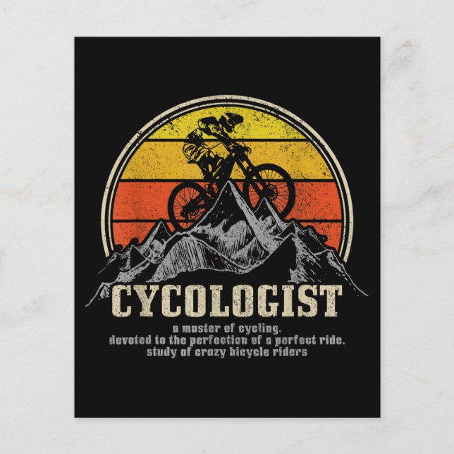 Papier Définition du cyclologue Funny Mountain VTT MTB (Devant)