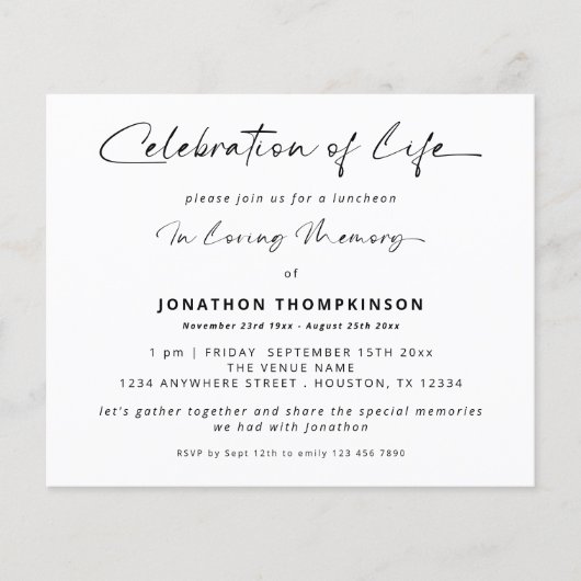 Papier Déjeuner Blanc De Fête De La Vie (Devant)