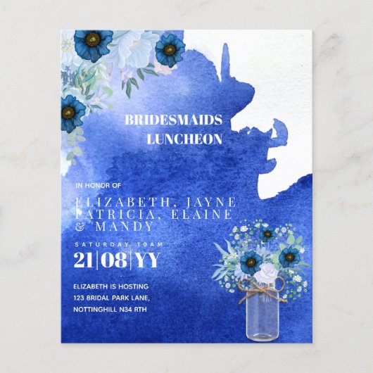 Papier Déjeuner-brunch Brunch Déjeuner Floral (Devant)