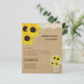 Papier Déjeuner-brunch Brunch Déjeuner Floral (Debout devant)