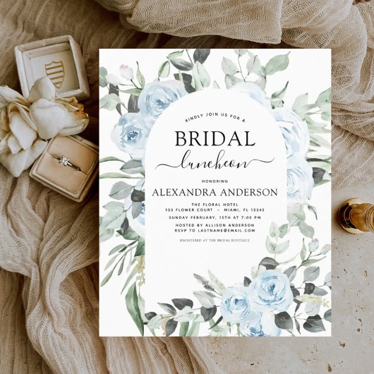 Papier Déjeuner budget Dusty Blue Fête des mariées