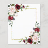 Papier Déjeuner-causerie floral de Bourgogne (Dos)