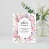 Papier Déjeuner de Fête des mariées de Boho Dusty Purple  (Debout devant)