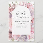 Papier Déjeuner de Fête des mariées de Boho Dusty Purple  (Devant)