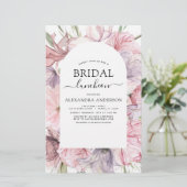 Papier Déjeuner de Fête des mariées de Boho Dusty Purple  (Debout devant)