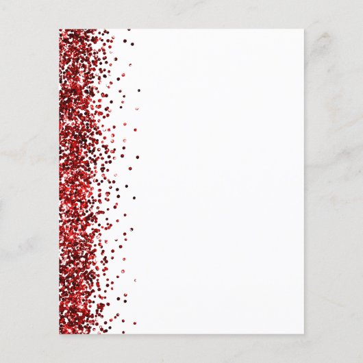 Papier Déjeuner nuptial Budget Invitation Parties scintil (Dos)