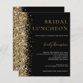 Papier Déjeuner nuptial budget Parties scintillant or Inv (Devant / Derrière)