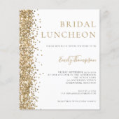 Papier Déjeuner nuptial Budget Parties scintillant or Inv (Devant)