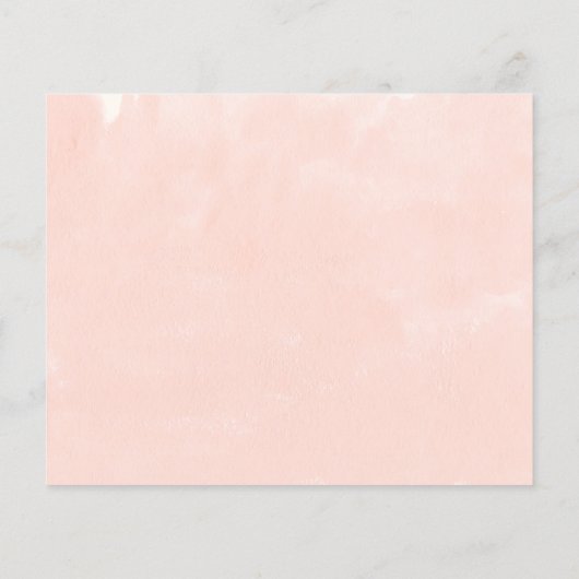 Papier Déjeuner nuptial couleur rose or Budget (Dos)