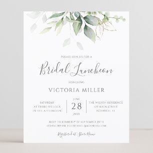 Papier Déjeuner nuptial Eucalyptus Budget