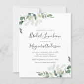 Papier Déjeuner nuptial Eucalyptus Budget Invitation (Devant)