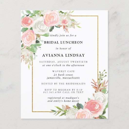 Papier Déjeuner nuptial rose-blanc (Devant)