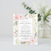 Papier Déjeuner nuptial rose budget (Debout devant)