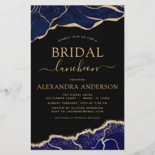 Papier Déjeuner sur la Fête des mariées bleue de la Marin