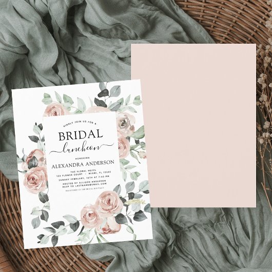 Papier Déjeuner sur la Fête des mariées rose Dusty Budget