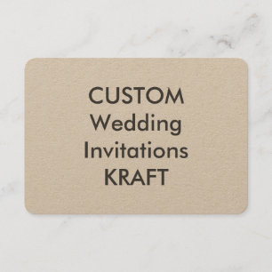 PAPIER D'EMBALLAGE 100lb 5" x 3,5" invitations de
