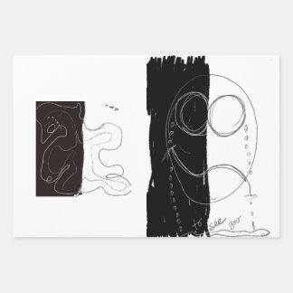 Papier d'emballage à impression double