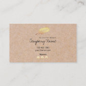 Papier d'emballage a imprimé le carte de visite (Dos)