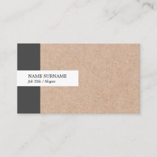 Papier d'emballage a imprimé le carte de visite d