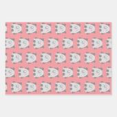 Papier d'emballage à l'éléphant de style kawaii (Devant)