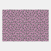 Papier d'emballage à motif léopard rose (Devant 3)