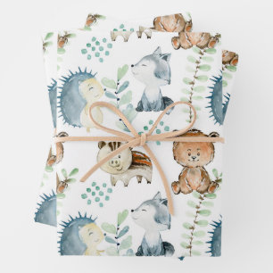Papier d'emballage animal en bois mou