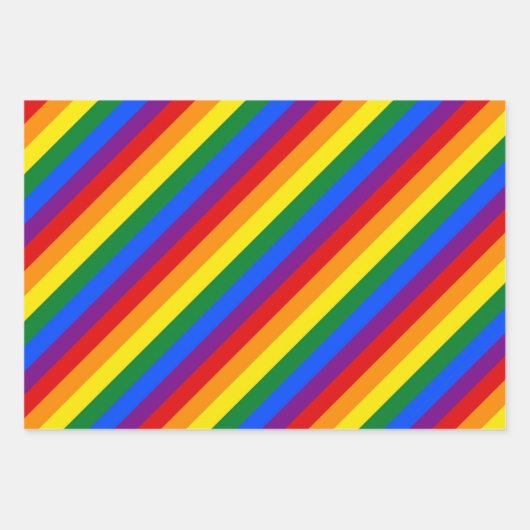 papier d'emballage arc-en-ciel 3 motifs (Devant 3)