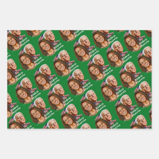 Papier d'emballage Biden Harris (Devant 2)