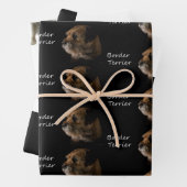 Papier d'emballage Bordure Terrier (En situation)