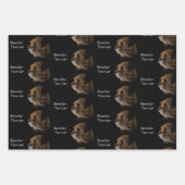 Papier d'emballage Bordure Terrier (Devant)