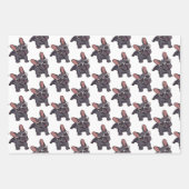 papier d'emballage bulldog français. (Devant 3)