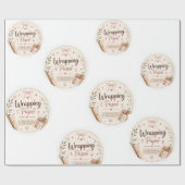 Papier d'emballage cadeau (Plat)